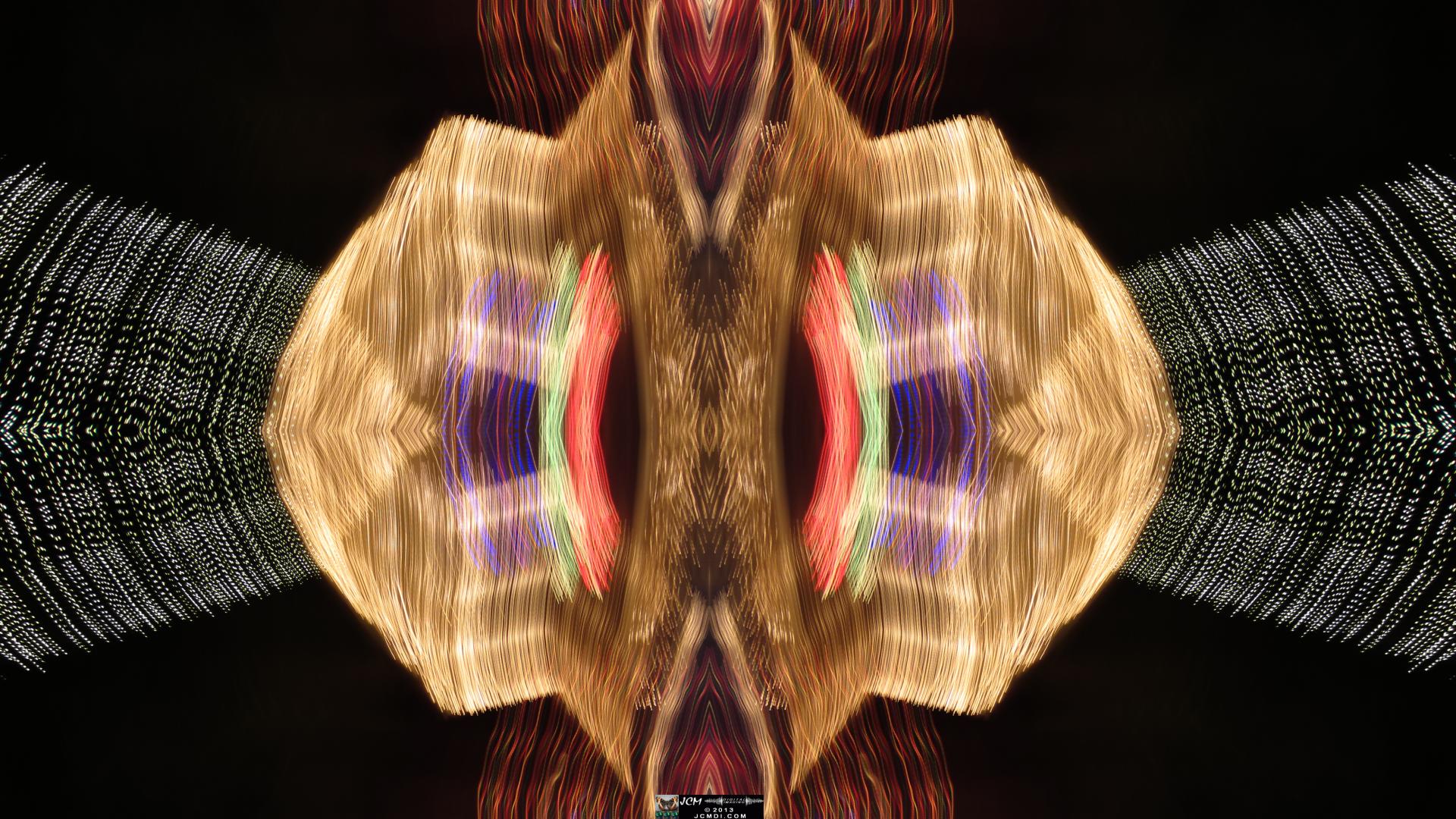 Wakefield Holiday Lightshow 2013 Quadroscopic long exposure artwork
